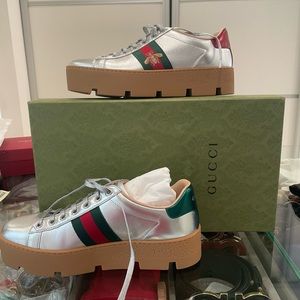 GUCCI- ACE PLATFORM SNEAKER